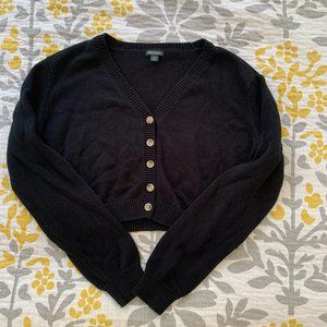 Cropped Black Sweater